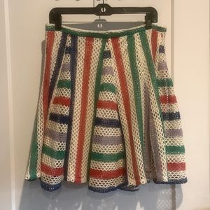 Anthropologie - Eva Franco striped a-line knit skirt
